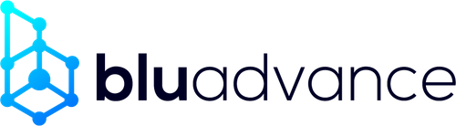 blu advance logo colour